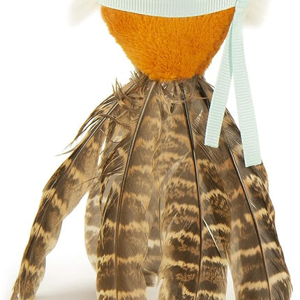 SmartyKat Toss-A-Fox Feather Toss & Chase Cat Toy, Randomly Selected Color - Brown OR White, One Size