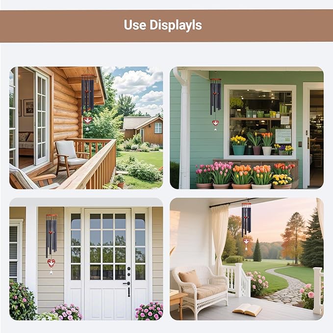 Dog Memorial Gifts,35'' Personalized Dog Memorial Wind Chimes,Sympathy Gift for Loss of a Loved One, DIY Remembrance Pet Memorial Suncatcher Bereavement Gifts