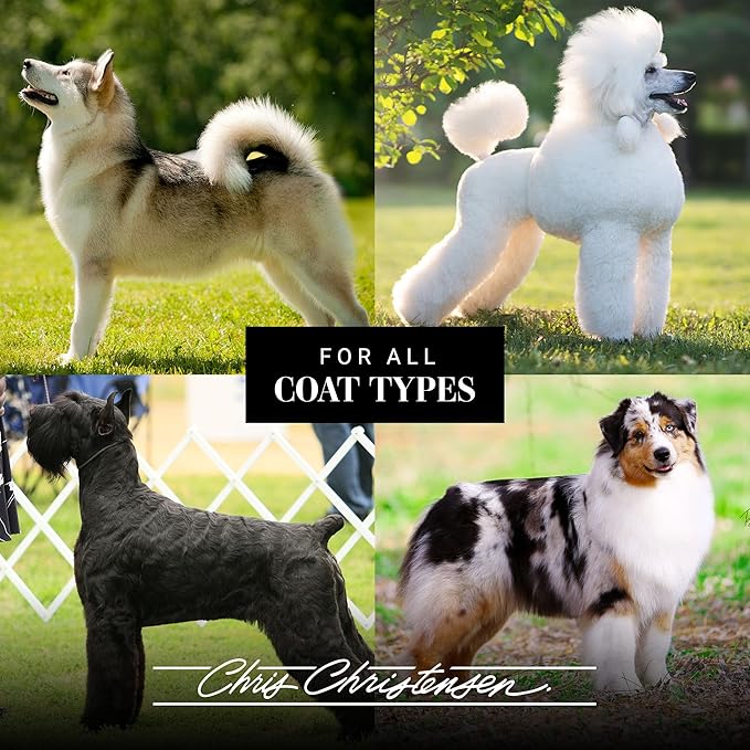 Chris Christensen Classic Series 7.5 in. Curved Dog Grooming Shears, Groom Like a Professional, Convex blade, Any Skill Level, Made From 440C Japanese Steel