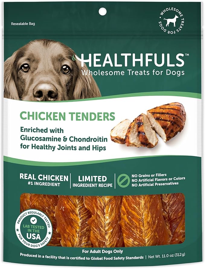 Chicken Tenders Dog Treats with Glucosamine & Chondroitin, 11oz