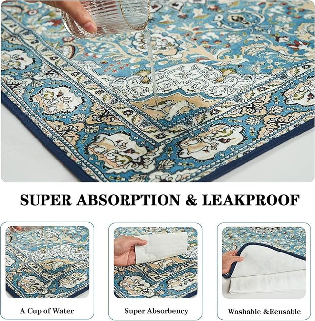 Qeils Washable Pee Pads for Dogs, 2 Pack Reusable 36"x36" Super Absorbent Leakproof Training Pads, Non-Slip Potty for Crate, Floor, Couch, Whelping Litter Mat Puppy Supplies