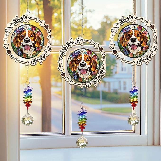 Personalized Pet Memorial Gifts for Dogs, Custom Suncatcher, Gift for Pet Lover, Dog Memorial Gifts for Loss of Dog