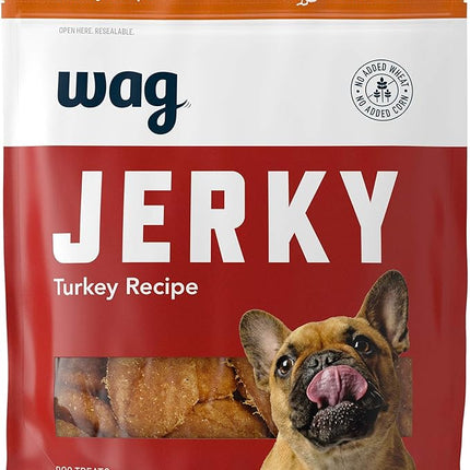 Amazon Brand - Wag Soft & Tender American Jerky Dog Treats – Turkey Recipe (24 oz)
