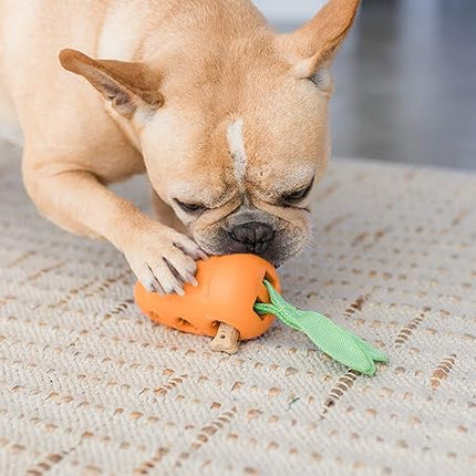 Petstages Carrot Stuffer Treat-Dispensing Interactive Dog Toy
