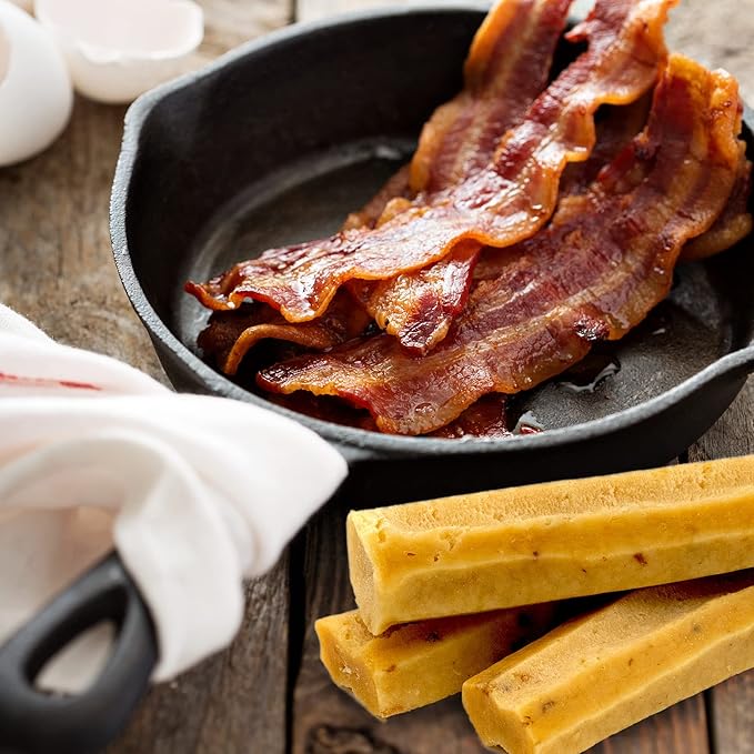 EcoKind Premium Gold Yak Cheese Himalayan Dog Chews, Dog Treats Large Breed, All Natural, High Protein Dog Chew, Bacon, Large - 12+ Chews (3 lbs)