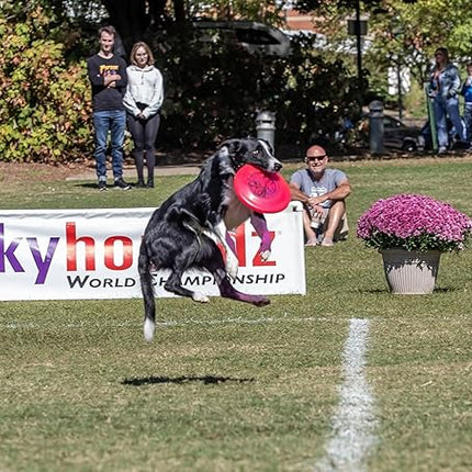 Hyperflite K-10 Jawz Pink Disc • for Dogs Over 16" • 8.75 Inch / 155 Grams • Puncture Resistant • Made in The USA