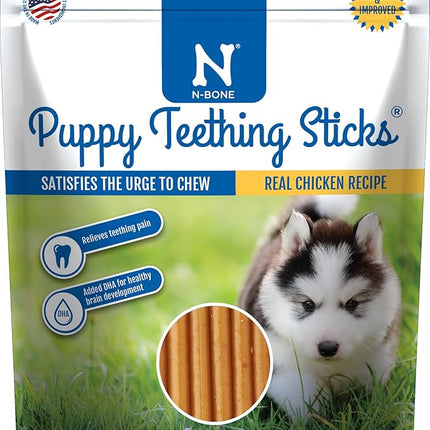 N-Bone Puppy Teething Treats,Chicken, 3.74 oz (111150) (Pack of 2)