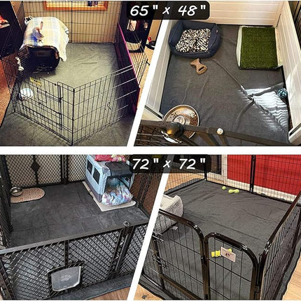 Washable Pee Pads for Dogs, Extra Large Reusable Dog Pee Pad, Waterproof Pet Mat, Dog Playpen Mats for Puppy Training Whelping Playpen Pads