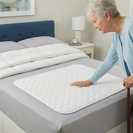 RMS Ultra Soft 4-Layer Washable and Reusable Incontinence Bed Pad - Waterproof Bed Pads, 34"X36"