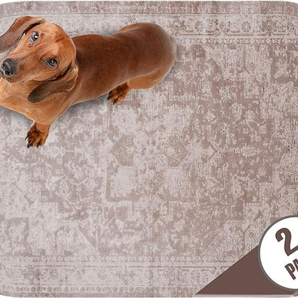 PUPIBOO Washable Pee Pads for Dogs and Cats - Super Absorbent Reusable Puppy Training Pads - 100% Waterproof, Leak-Proof & Non-Slip Whelping Pads for Pet Housebreaking