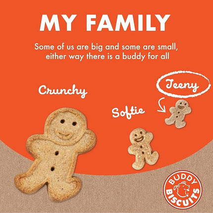 Buddy Biscuits 8 oz Box of Teeny Crunchy Dog Treats Made with Natural Peanut Butter