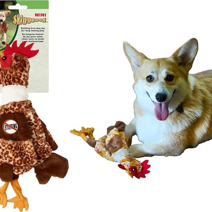 SPOT Skinneeez Chicken 13 Inch Stuffing-Free Plush Squeaky Dog Toy – Soft Interactive Chew Toy for Small and Medium Dogs – Mess-Free Play for Light & Moderate Chewers