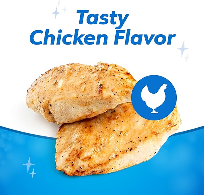 DentaLife Daily Oral Care Dog Treats for Small and Medium Dogs, Chewy Dental Treat to Freshen Breath and Fight Tartar, Chicken Flavor, 35.7 oz. each, 47 Chews each/94 Total Chews - 47 ct. Pouch