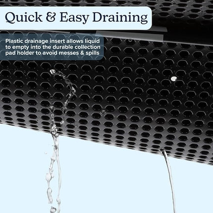 Artificial Grass Puppy Pee Pad for Dogs and Small Pets - 16x20 Reusable 4-Layer Turf Pads for Dogs with Tray - Indoor and Outdoor Fake Grass Potty Pet Supplies by PETMAKER