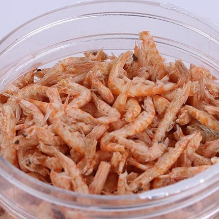 Premium Freeze-Dried Krill & Shrimp Mix - Ideal for Arowana, Koi, Tropical Cichlids, and Turtles - High-Protein Floating Aquarium Food (2000ml)