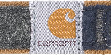 Carhartt Pet Fully Adjustable Webbing Collars for Dogs, Reflective Stitching for Visibility, Blanket Stripe, Large