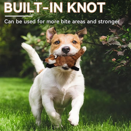 ALL FOR PAWS Fox Squeaky Doy Toy, Fox Dog Toy for Small Medium Large Breed, Puppy Fetch Toy with Squeaker, Plush Chew Dog Toy, 10.2 x 7.9 x 4.7 inches - Classic Fox S