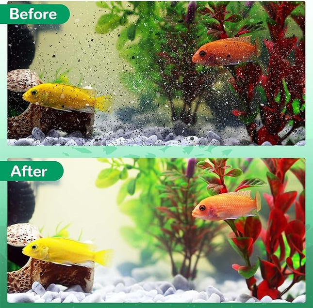 6 Pack Medium Aquarium Filter Cartridge for Whisper Bio Bag Power Filters, Medium Filter Cartridges for Repto Filter