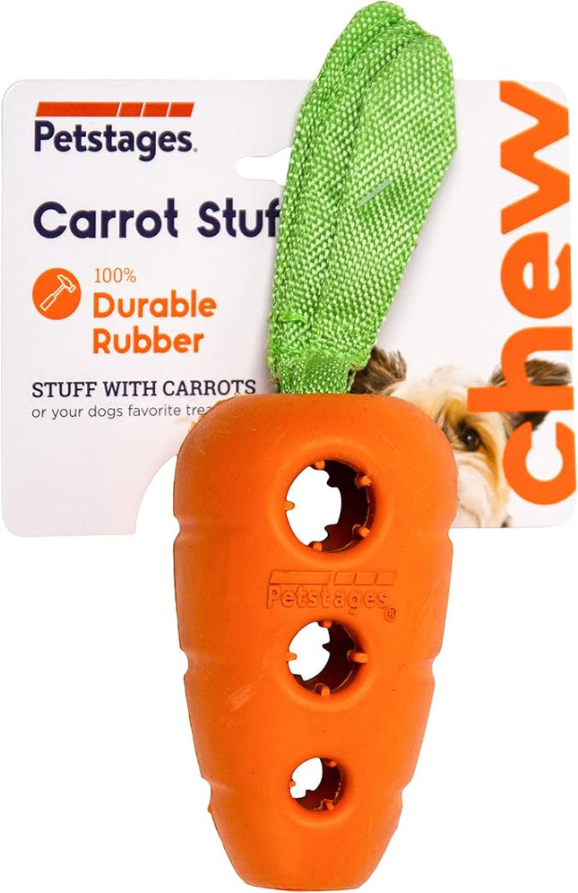 Petstages Carrot Stuffer Treat-Dispensing Interactive Dog Toy