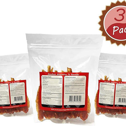 Rena's Recipe Chicken Fillet Sticks (8 Count) (7 oz) (Pack of 3) Rawhide Free Chicken Fillet Wrapped Chews with Glucosamine for Joint Health