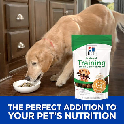 Hill's Natural Training Soft & Chewy Treats, All Life Stages, Great Taste, Dog Treats, Chicken, 3 oz Bag