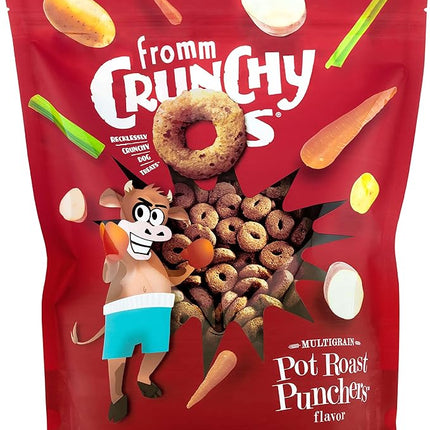 Fromm Crunchy Os Pot Roast Punchers Dog Treats - Premium Crunchy Dog Treats - Beef Recipe - 26 oz