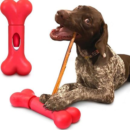 GoSports Chew Champ Bully Stick Holder for Dogs - Securely Holds Bully Sticks to Help Prevent Choking - 8 Inch Size