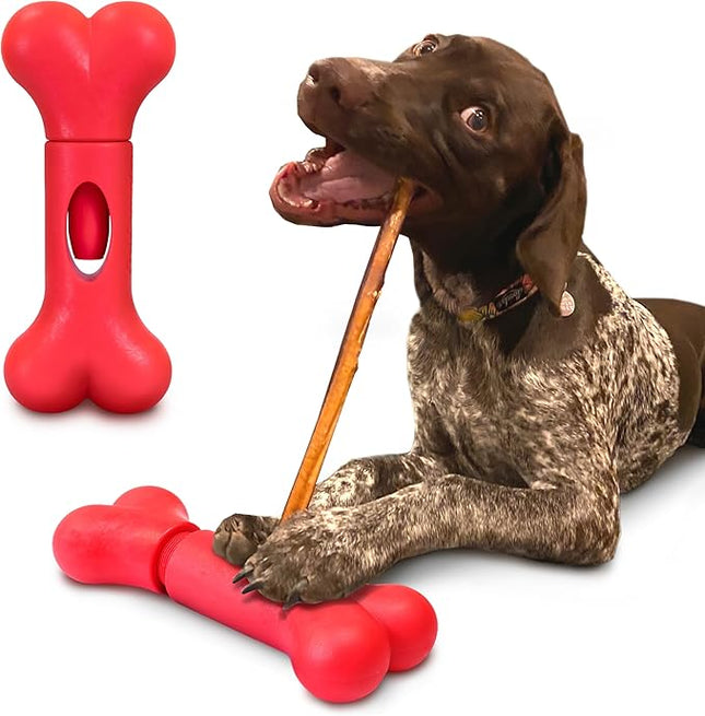 GoSports Chew Champ Bully Stick Holder for Dogs - Securely Holds Bully Sticks to Help Prevent Choking - 8 Inch Size