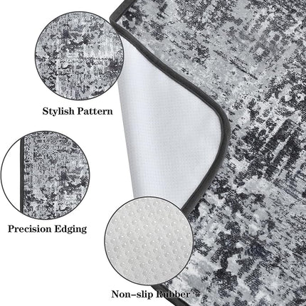 Qeils Washable Pee Pads for Dogs, 2 Pack Reusable 36"x41" Super Absorbent Leakproof Training Pads, Non-Slip Potty for Crate, Floor, Couch, Whelping Litter Mat Puppy Supplies