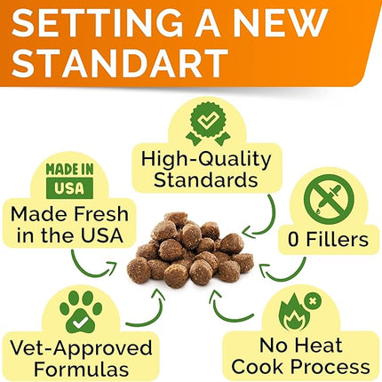 Large Breed Glucosamine Hemp Dog Joint Supplement - Hemp Chews for Dogs Hip Joint Pain Relief - Omega 3, Chondroitin, MSM - Advanced Mobility Hemp Oil Treats for Large Dogs - Made in USA - 360 Ct