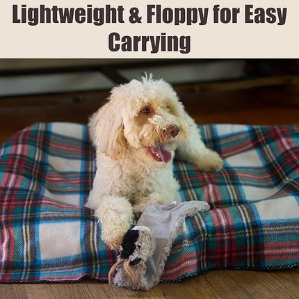 SPOT Skinneeez Crinklers Stuffless Goat Dog Toy, 23 Inch Plush with Crinkle and Squeaker, Tug Toy for Medium and Large Dog Breeds