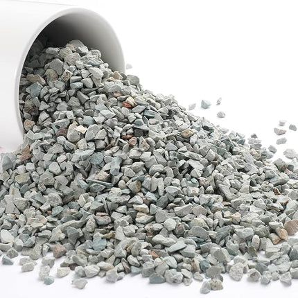 5lb Succulents and Cactus Green Zeolite, Décor & Additive Rocks, Natural Decorative Gravel for Bonsai, Fairy Gardening, DIY Projects, Vases Fillers, Terrarium