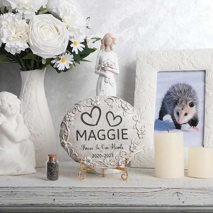 Personalized Opossuml Memorial Stone, Pet Grave Marker Opossuml, Opossuml Headstone, Opossuml Tombstone, Opossuml Gravestone, Opossuml Memorial Gifts