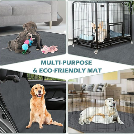 INVENHO Washable Pee Pads for Dogs 72"x72" Reusable Dog Pads Extra Large Upgrade Non-Slip Dog Pee Pads Heavy Absorbency Puppy Pee Pads Quick Dry Whelping Pads/Waterproof Puppy Training Pad