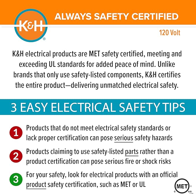 K&H Pet Products Heated Cat Bed for Large Cats, Thermo-Kitty Mod Dream Pod Heated Cat Cave Tent House Bed for Indoor, Warming, Washable Cushion, Waterproof Heater, Safety Listed - 22in Round Tan