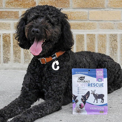 ARK NATURALS Sea Mobility Joint Rescue Dog Treats, Venison Flavor, Joint Supplement with Glucosamine & Chondroitin, 1 Pack, 20003