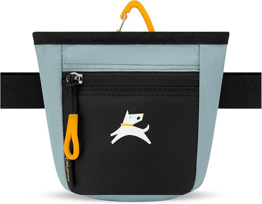 OllyDog Goodie Treat Bag, Dog Treat Pouch, Waist Belt Clip for Hands-Free Training, Magnetic Closure, Dog Training and Behavior Aids, Three Ways to Wear (St. Lucia)
