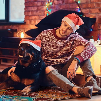 Qeils Christmas Washable Pee Pads for Dogs, 2 Pack Reusable Puppy Pads 36"x41" Super Absorbent Leakproof Dog Training Pads, Non-Slip Potty Pads for Crate, Floor, Couch, Whelping Pads Puppy Supplies