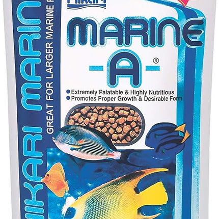 Hikari Marine-A Pellets Fish Food for Larger Marine Fish, 3.87 oz (110g)