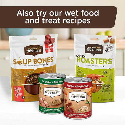 Rachael Ray Nutrish Dish Premium Natural Dry Dog Food, Beef & Brown Rice Recipe with Veggies, Fruit & Chicken, 3.75 Pounds