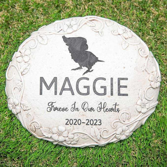 Personalized Cockatoo Memorial Stone, Pet Grave Marker Cockatoo, Cockatoo Headstone, Cockatoo Tombstone, Birds Gravestone, Cockatoo Memorial Gifts
