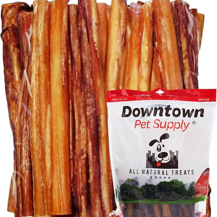 Downtown Pet Supply Bully Stick - 12 REGULAR - 100 Pack -SOUTH AMERICA & TURKEY