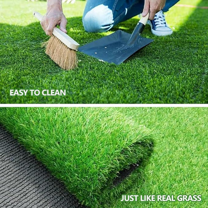 Artificial Grass for Dogs Pee Tray Fake Grass Mat for Professional Puppy Potty Trainer Replacement Dog Grass Pad for Indoor and Outdoor (78.7 x 39.4 Inch (Pack of 1))