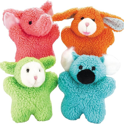 Zanies Cuddly Berber Baby Bunny Dog Toys, Orange 8-Inch