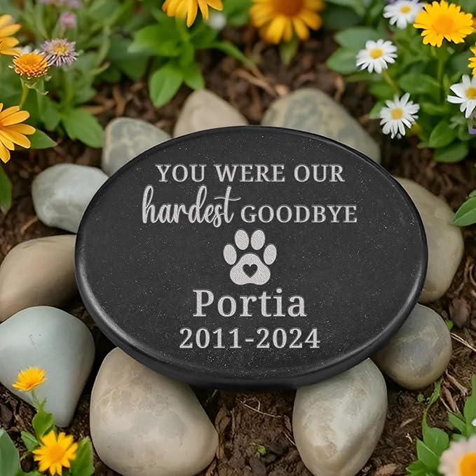 Pet Memorial Gifts, Dog Memorial Stone, Pet Memorial Stones for Cat, Loss of Dog, Loss of Cat, Pet Loss Gifts, in Memory of Pet