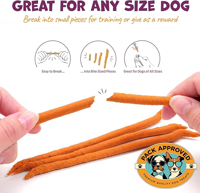 Sweet Potato Dog Treats Made in USA - Single Ingredient Dog Treat - Dehydrated Sweet Potato Fries, Perfect for Dogs of All Breeds and Sizes - 7.5 oz
