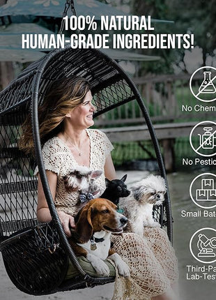 Calm - Pet Hemp Oil for Dogs - Pet Stress Relief & Relaxation - Fireworks, Thunder, Travel, & Separation Support - Natural Dog Calming Drops