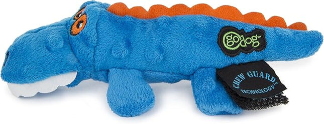 goDog Just For Me Gator Dog Toy, Blue