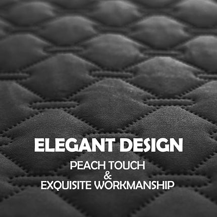 gogobunny 100% Double Sided Waterproof Dog Blanket Soft Pet Bed Cover Reversible Protect Furniture Couch Sofa Car for Puppy Cat Kids (Dark Charcoal/Light Charcoal, 30x80 Inch (Pack of 1))