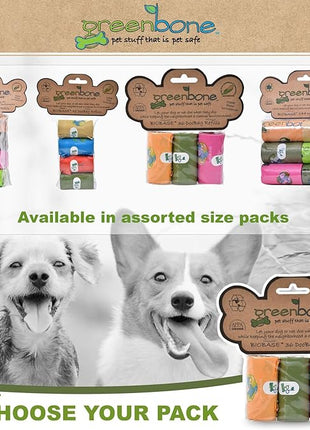 BioBase Pet Poop Bags - 12 Rolls, 144 Bags - 13 Inch x 9 Inch